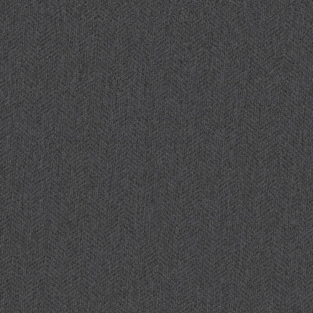 Charcoal Gray Herringbone U Shaped Couch with Chaise X6552