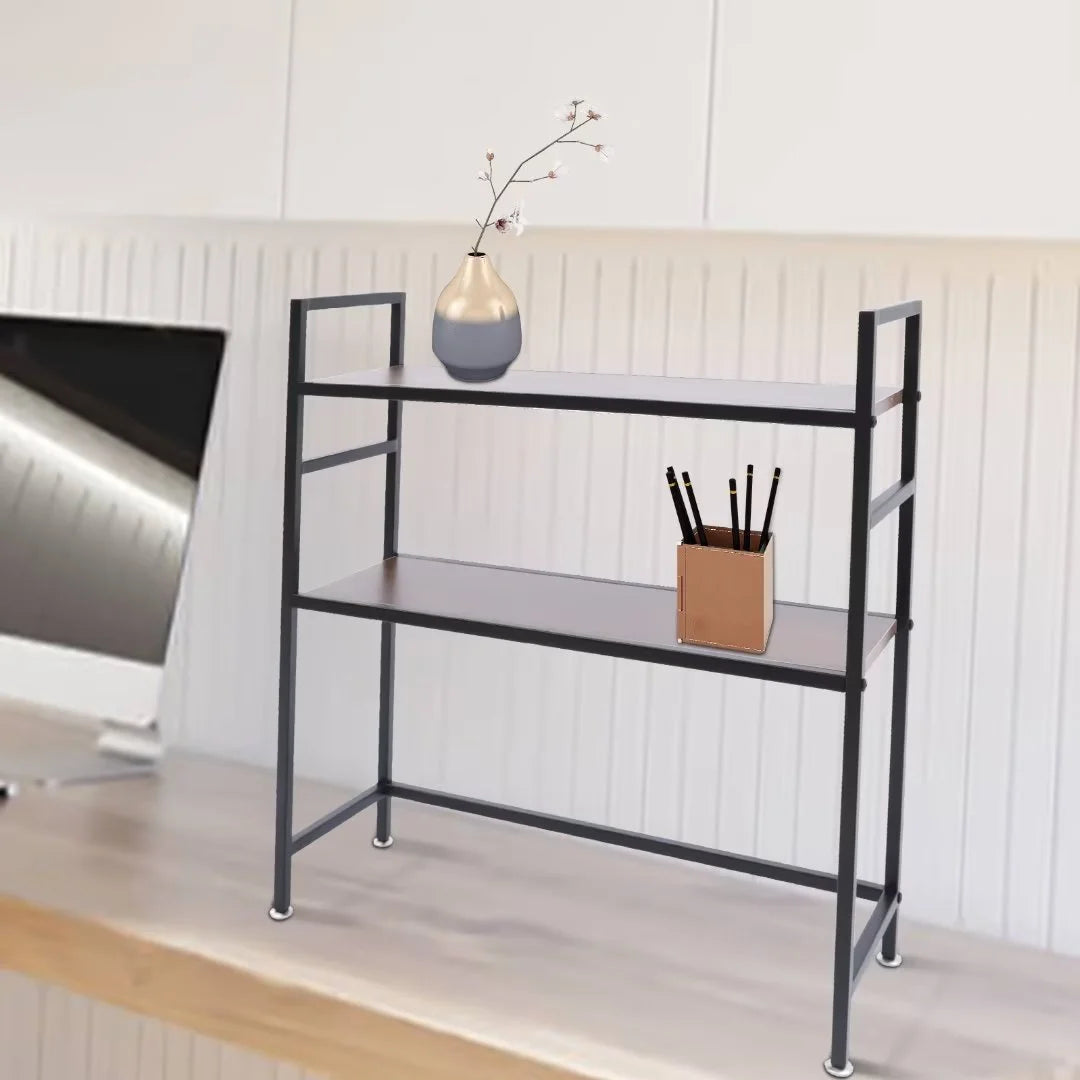 2-Tier Wooden Desktop Bookshelf V979