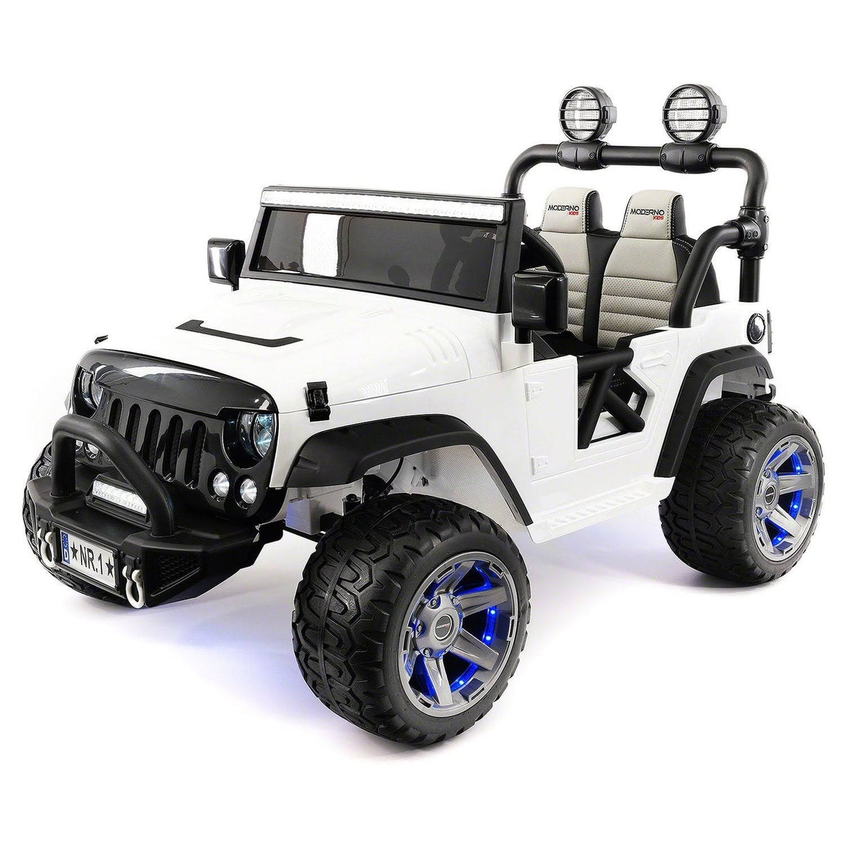 12V Kids Ride-On Car Truck with R/C Parental Remote White H262651