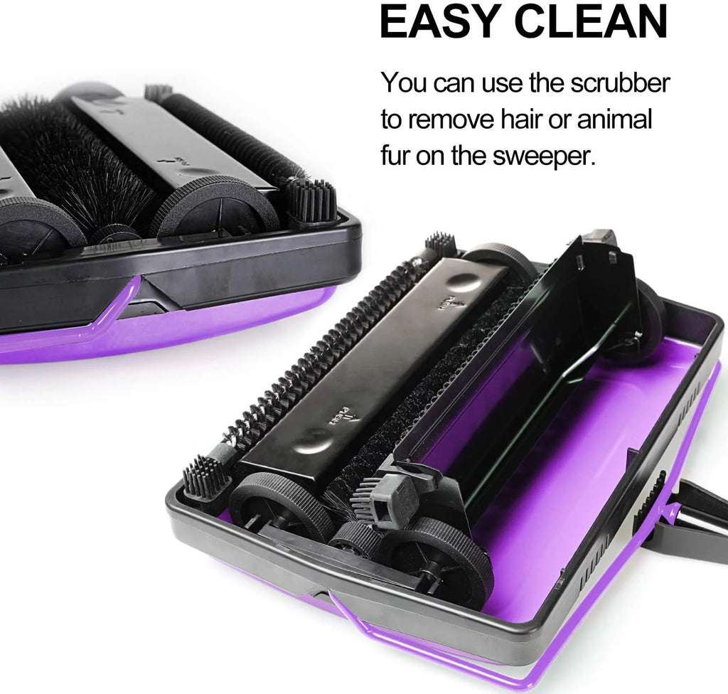 Carpet Sweeper Cleaner with Brush Purple X975
