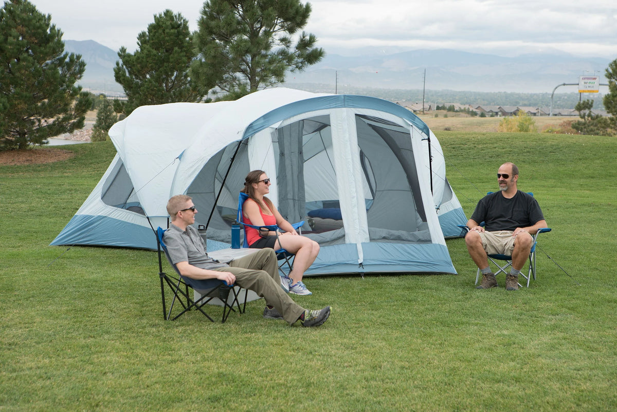 14-Person 18 ft. x 18 ft. Family Tent with 3 Doors R730163