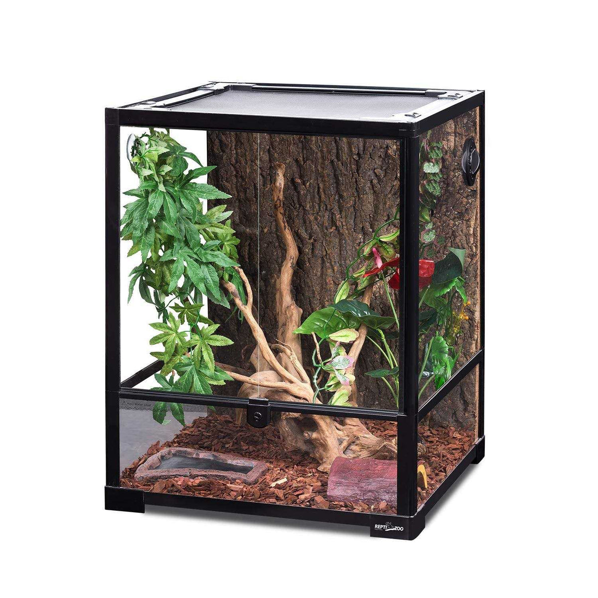 Reptile Glass Terrarium 18 x 18 x 24 Front Opening R3880