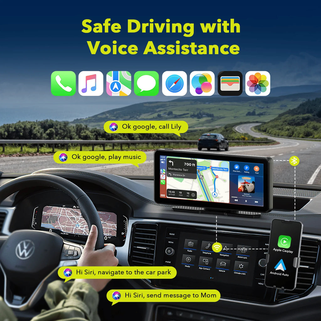 6.86 inch Touch Screen Car Stereo with Backup Camera K507