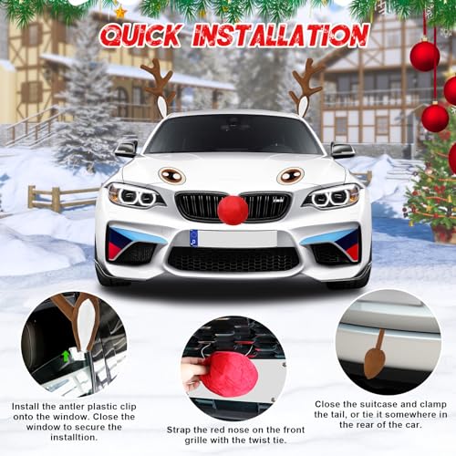 Christmas Car Reindeer Antler with Ears F222