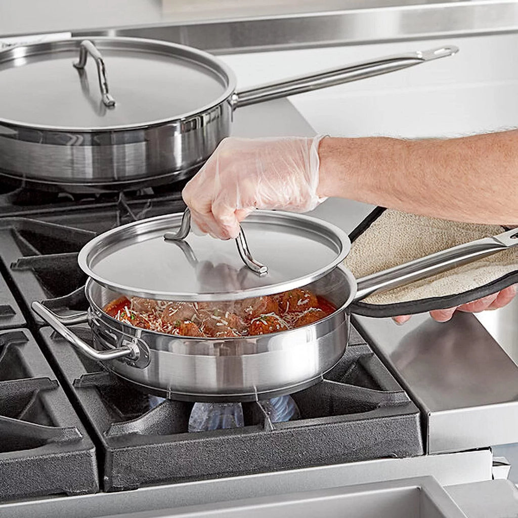 3 Qt. Stainless Steel Sauté Pan with Lid X605789