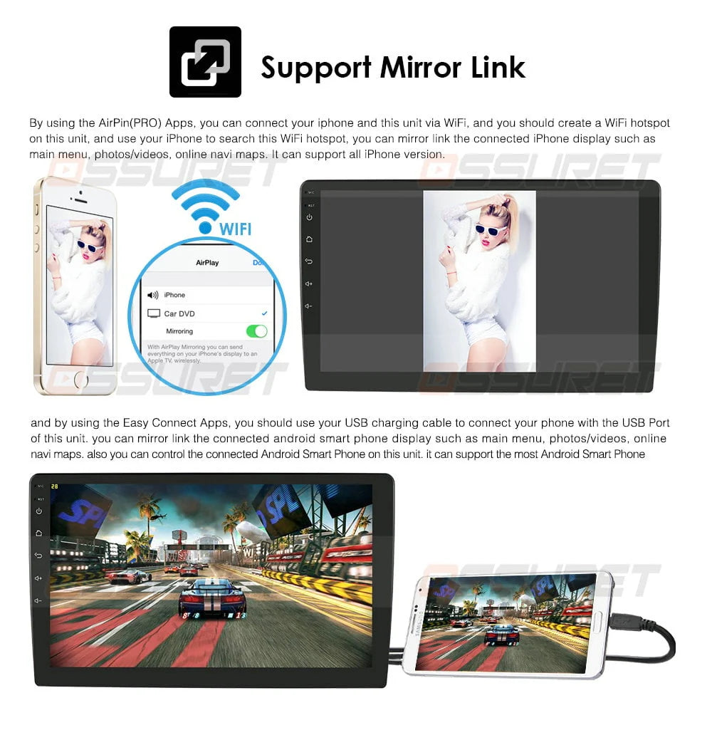 Android 12 Carplay 2+32GB Car Stereo Radio Head Unit G6574