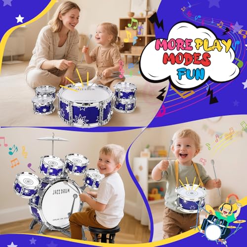 Kids Jazz Drum Set with Stool I187