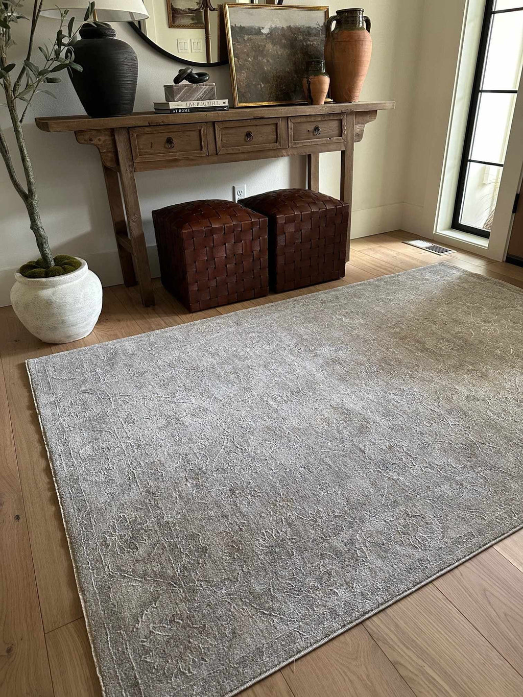 Brown Gray 10' x 14' Area Rug J613713