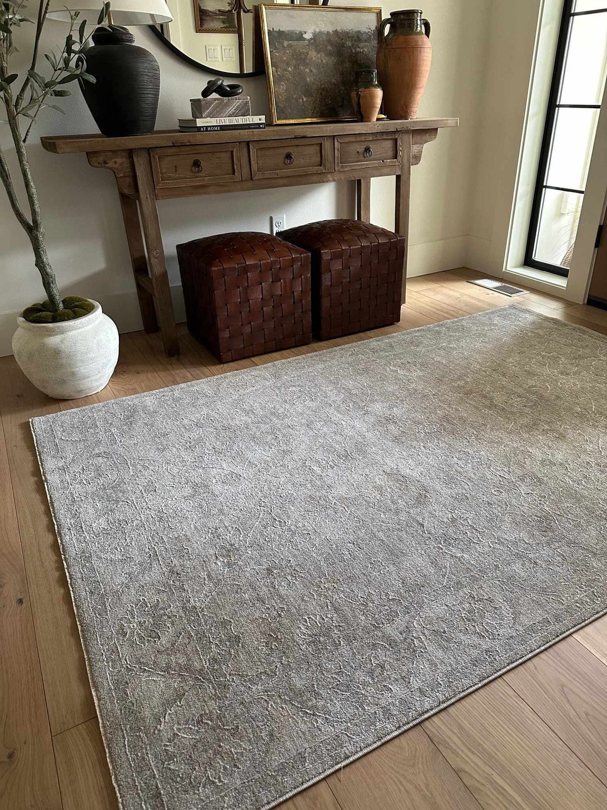 Brown Gray 10' x 14' Area Rug J613713