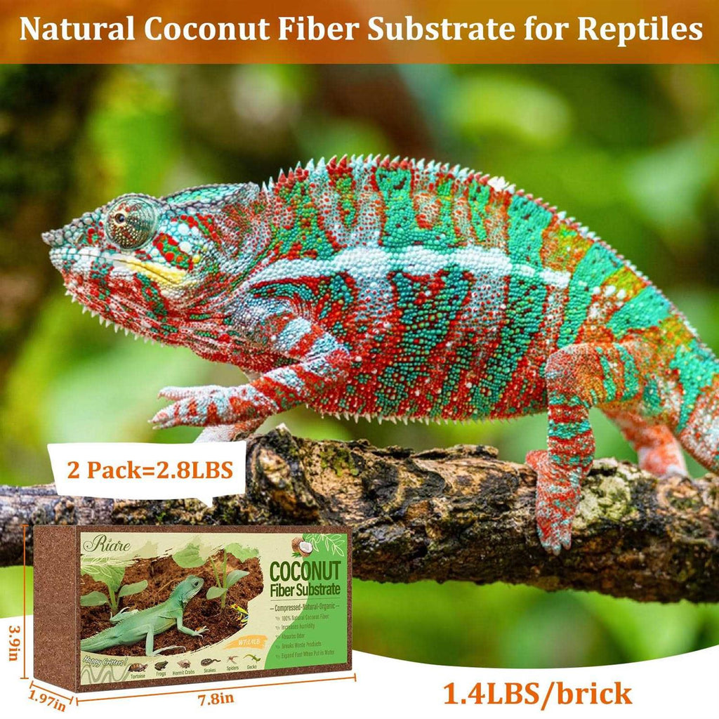 Natural Coconut Fiber Reptile Terrarium Bedding X77536