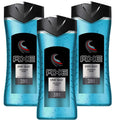 3 in 1 Shower Gel Body Hair Face 3 Pk G8884