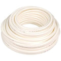 White Semi-Clear Plastic Tubing 1 inch U819