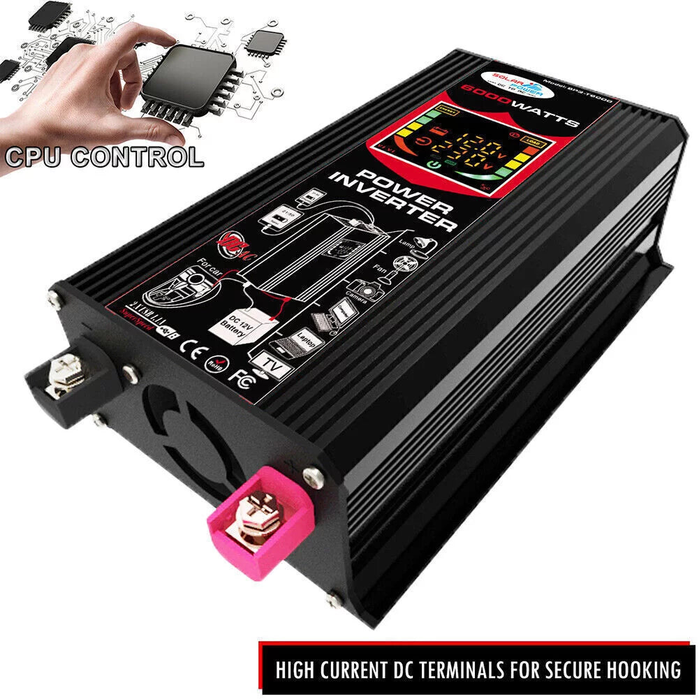 6000W Solar Panel Kit with 100A Home 110V System N2730