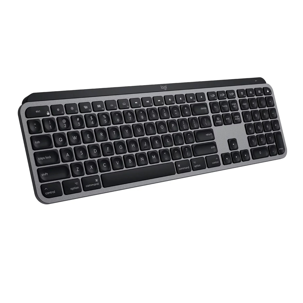 Wireless Illuminated Keyboard, Backlit LED Keys, Bluetooth, USB-C, Metal Build - Space Gray E6650