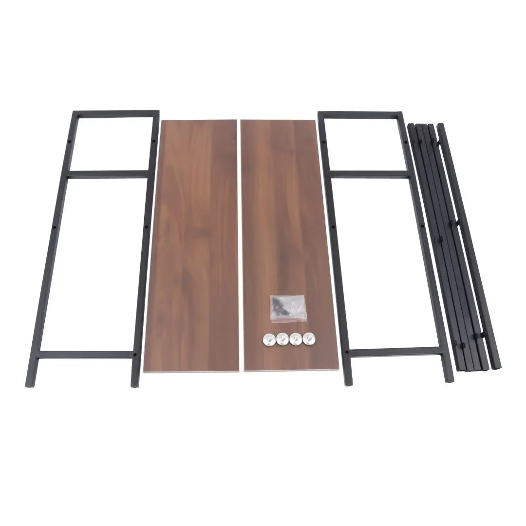 2-Tier Wooden Desktop Bookshelf V979