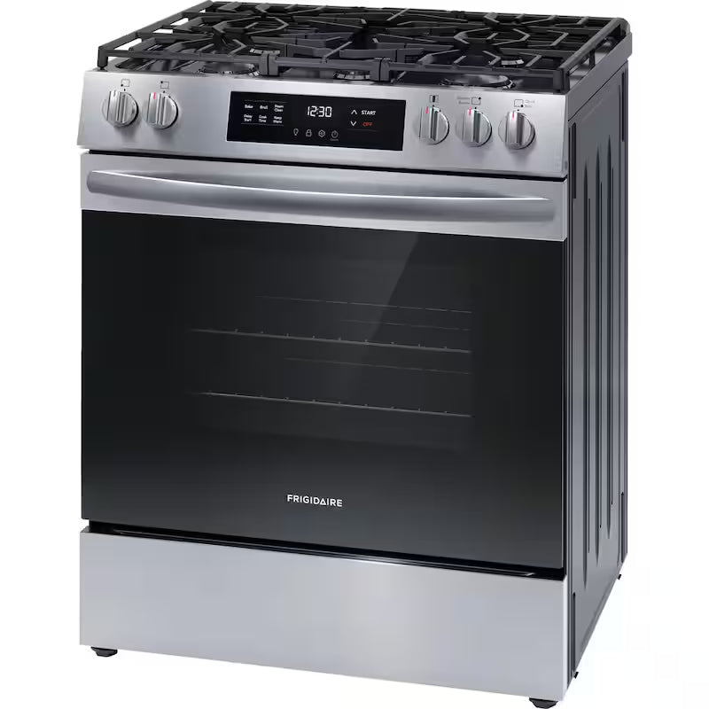 5 Burner Front Control Gas Range with Steam Clean in Stainless Steel Z31428