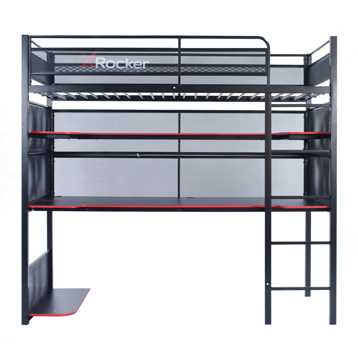 Black/Red Gaming Bunk Bed U140127