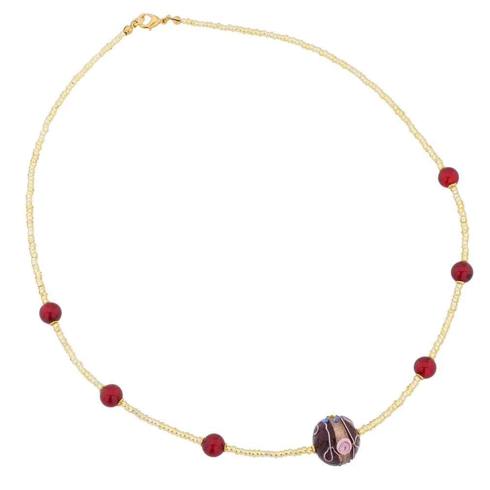 Murano Glass Necklace L64082