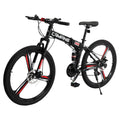 21-Speed Steel Mountain Bike, 26 Foldable Black H923