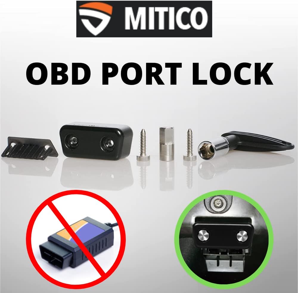 5 Pack Metal OBD2 Port Lock Cap W3483