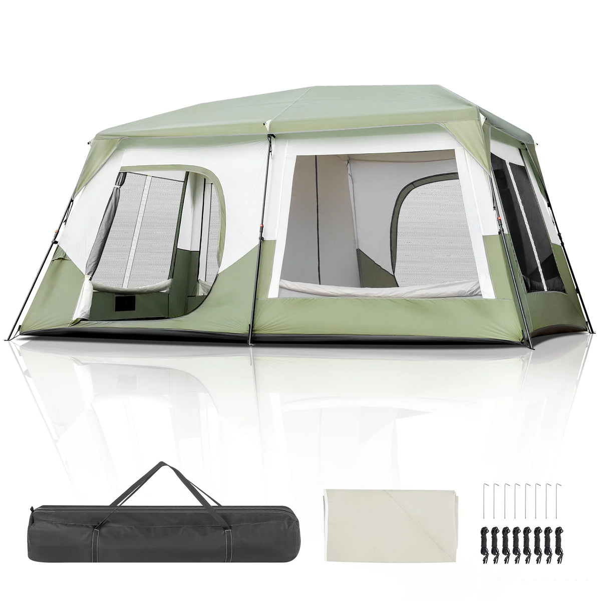 10 Person Multi Room Tent with Carry Bag M531948