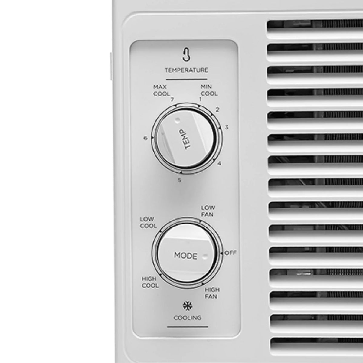 5,000 BTU 150 Sq ft Mechanical Window Air Conditioner, White F331880