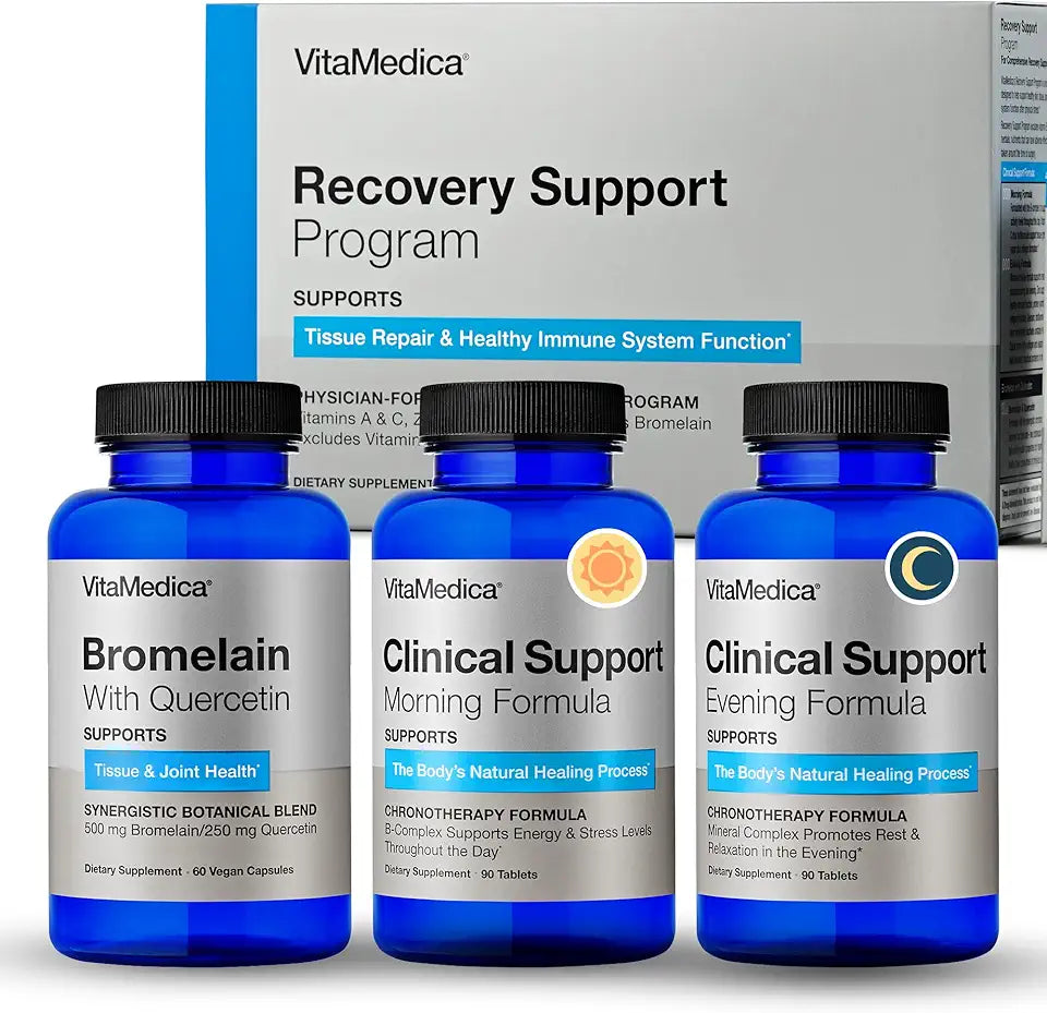 Post Surgery Recovery Support Supplement with Vitamins Minerals Antioxidants Bromelain and Quercetin P203883