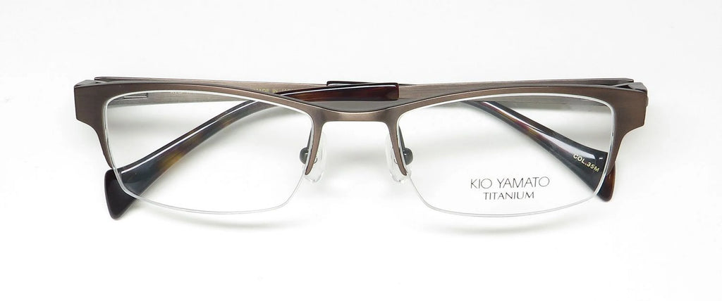Titanium Half-Rim Eyeglass Frame E6313