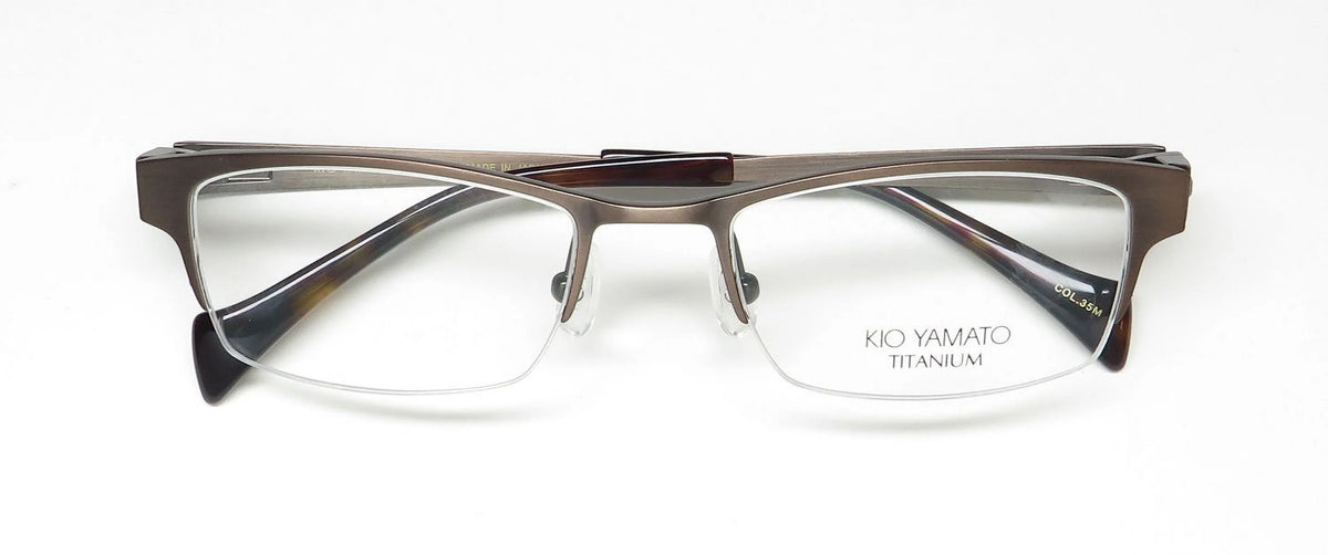 Titanium Half-Rim Eyeglass Frame E6313