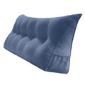 Blue Queen Reading Bed Rest Pillow with Removable Cover N9132
