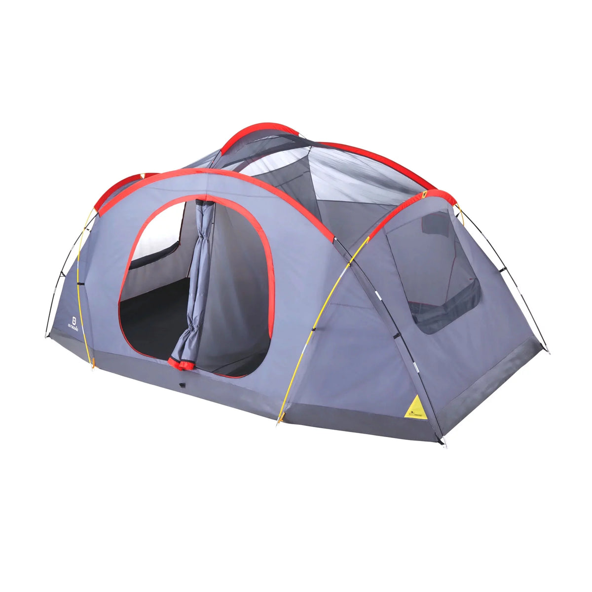 8 Person 3 Season Dome Tent with Room Divider and Rainfly, Red N710126