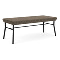 2-Seat Fabric Reception Bench U96035