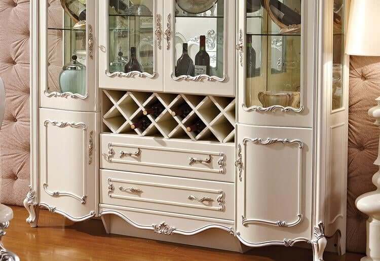 Glass Buffet with French Doors K9946
