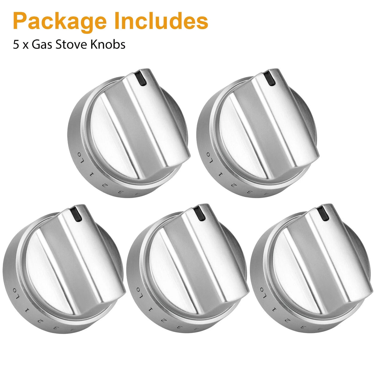 Stainless Steel Control Knobs B9709