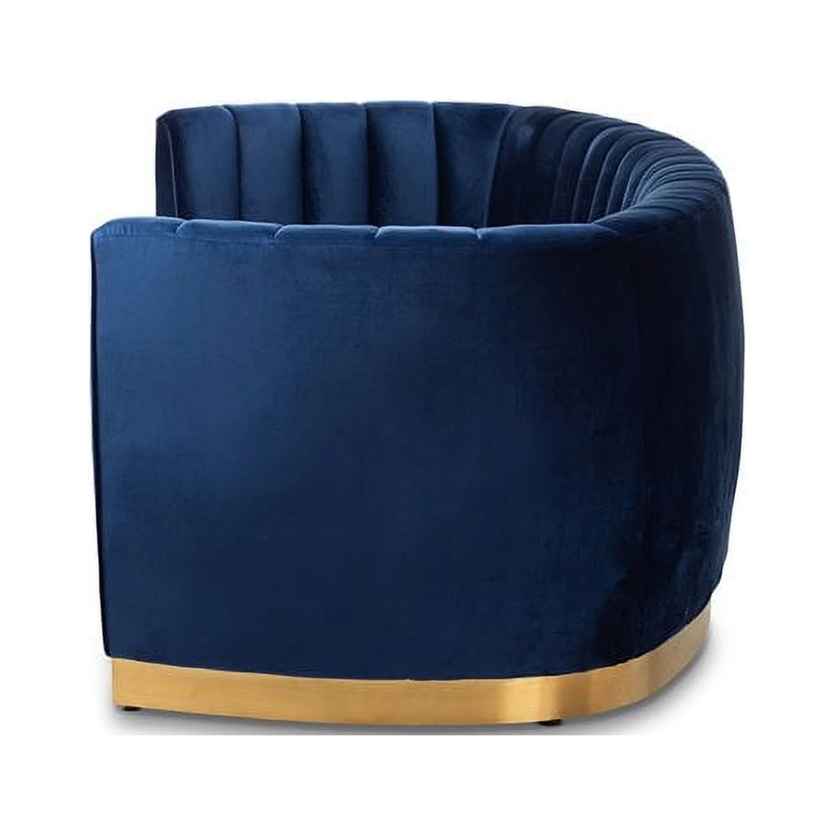 Mid-Century Velvet Upholstered Sofa O6243