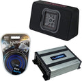 8 Thin Square Sub Box with Amplifier & Amp Kit U497222
