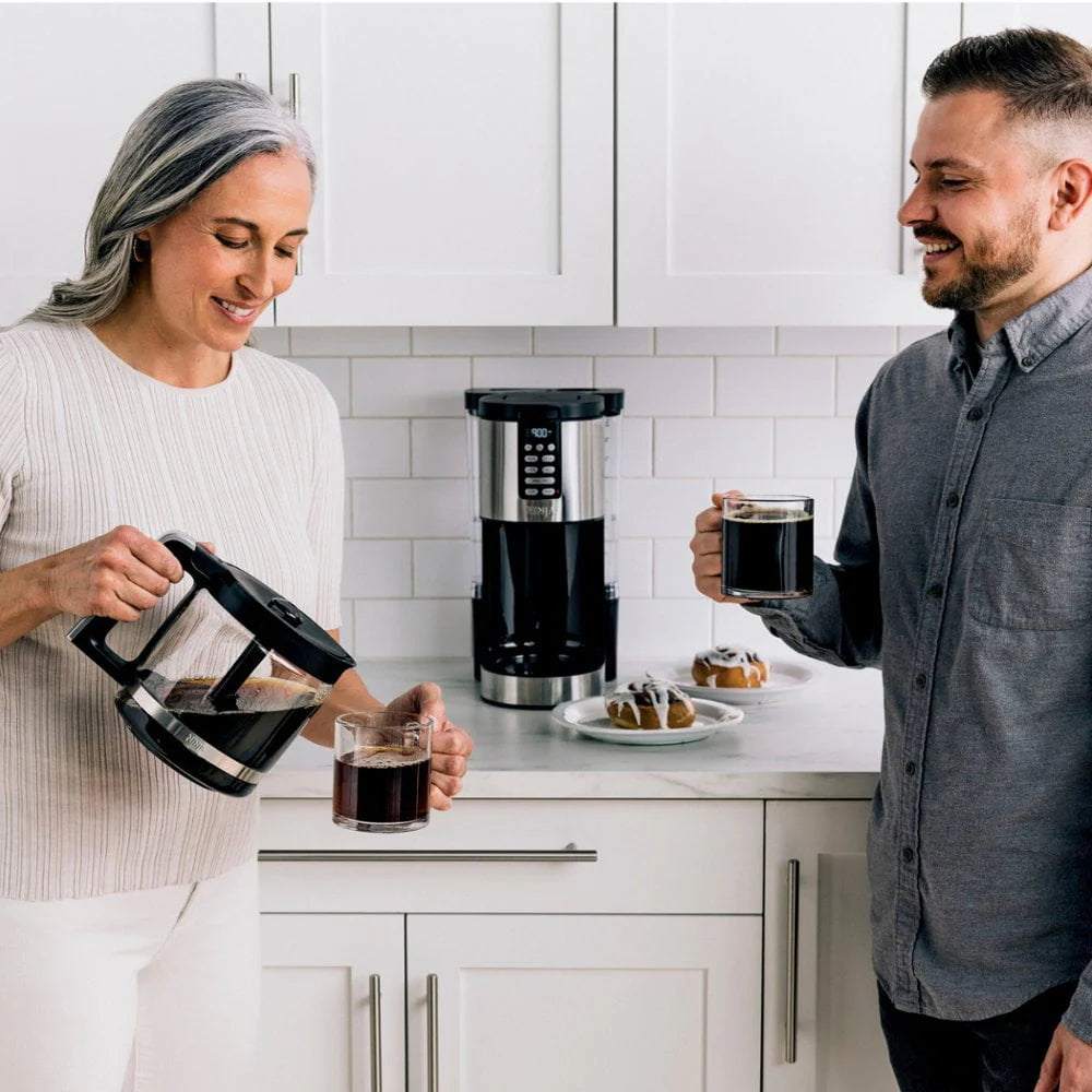 14-Cup Programmable Coffee Maker with Glass Carafe and Permanent Filter S92116