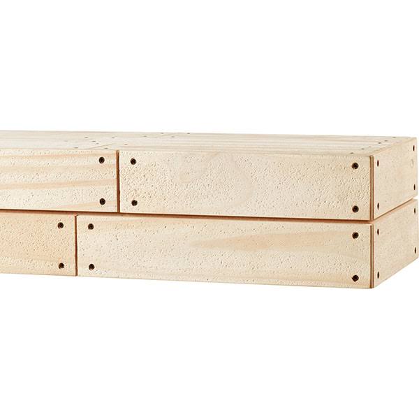 Unfinished 60x22 Shiplap Mantel Shelf D46890