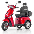 3 Wheel Mobility Scooter 300 lb. Weight Capacity Red L2545