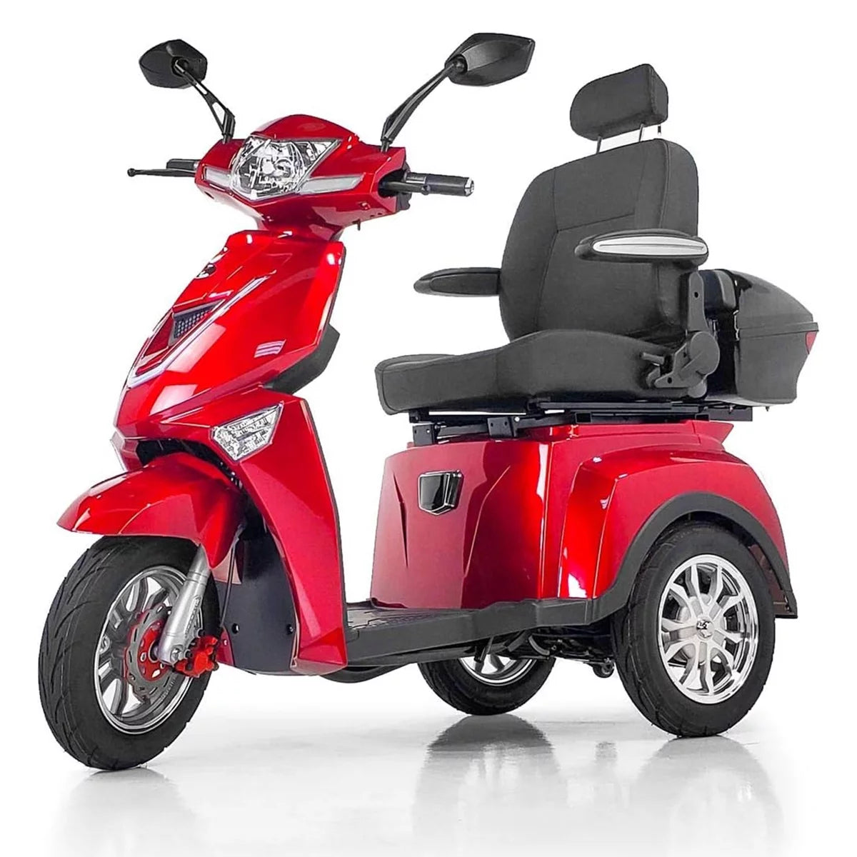 3 Wheel Mobility Scooter 300 lb. Weight Capacity Red L2545