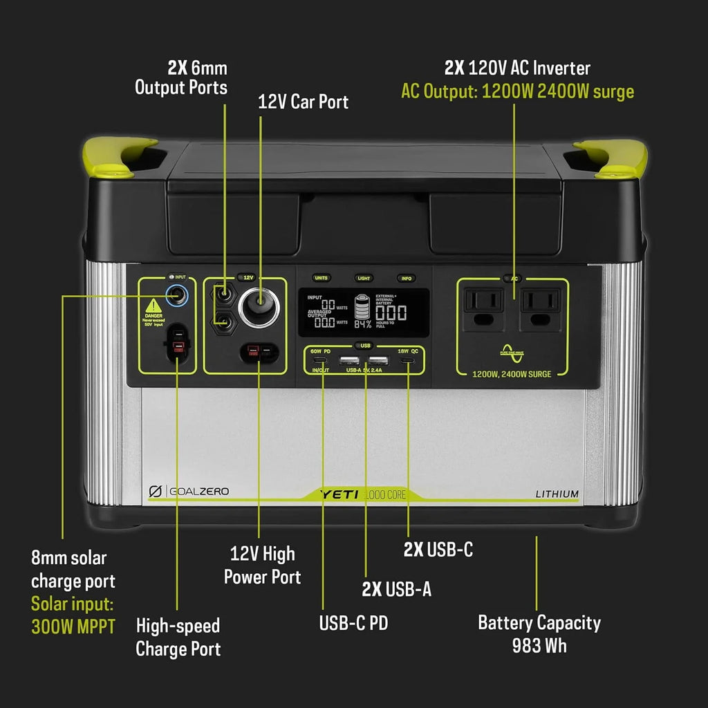 1000W Portable Power Station C682