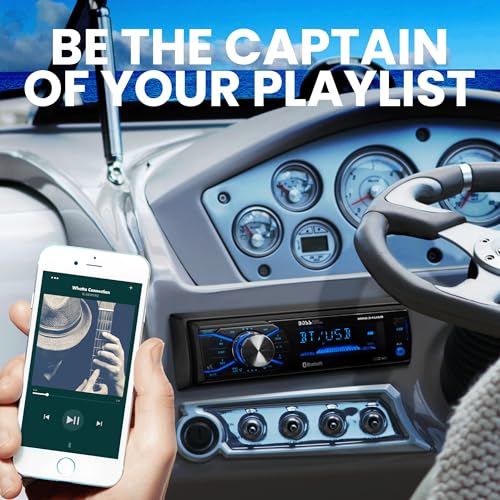 Bluetooth Car Stereo Receiver with USB Port and Detachable Front Panel K624748