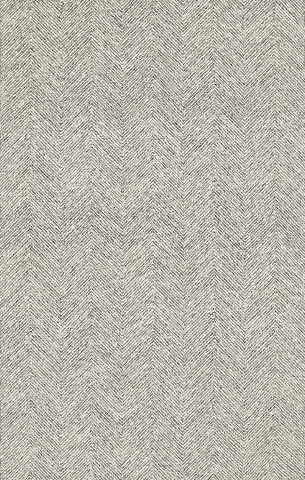 Hand Tufted Wool Zig Zag Grey Area Rug 3'6" X 5'6" H93949