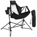 Oversized Blue Hammock Camping Chair with Stand and Storage Bag M42380