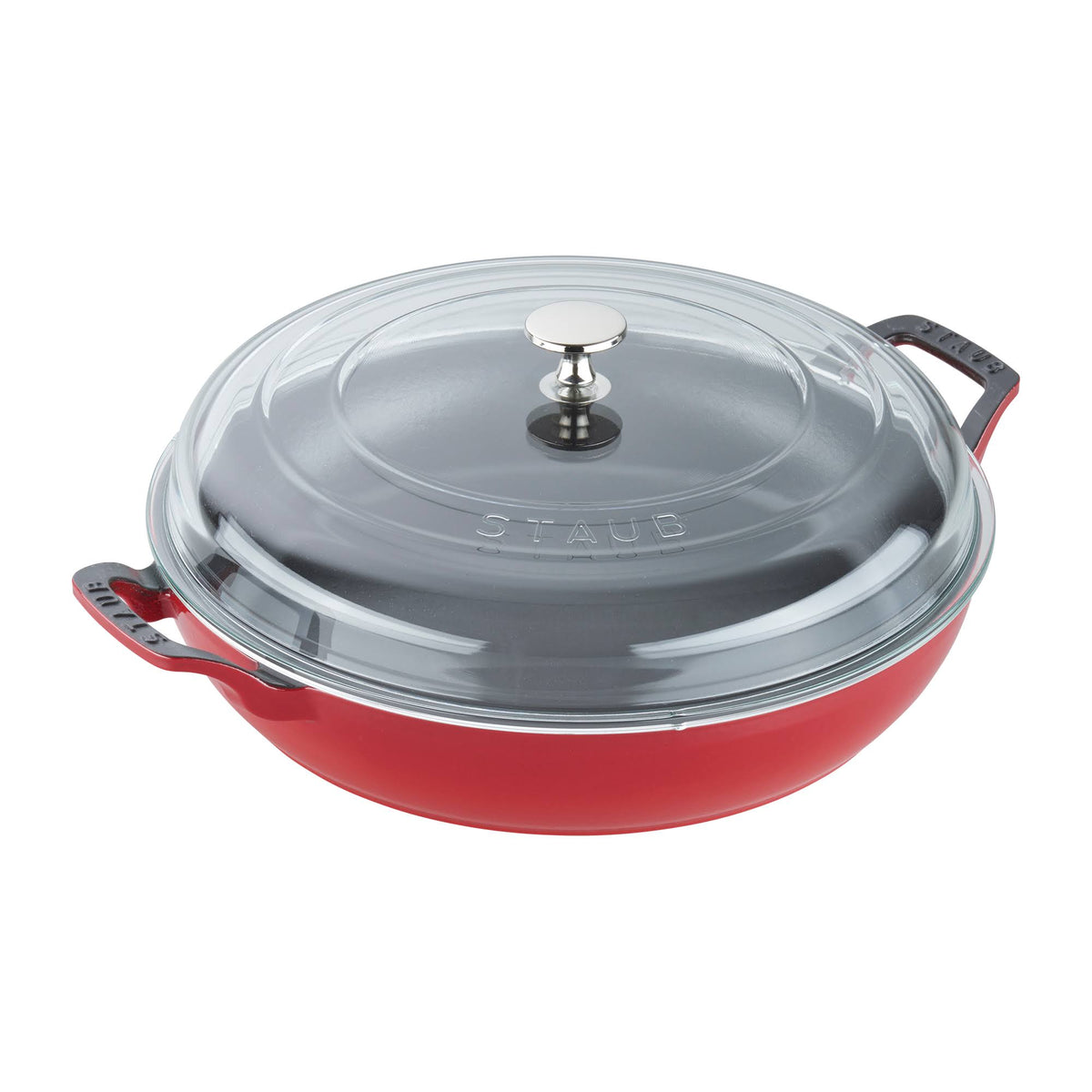 Cast Iron 3.5-Quart Braiser with Glass Lid Q12957