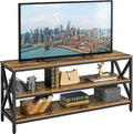 Rustic Brown 63 Inch 3 Tiers TV Stand T13147