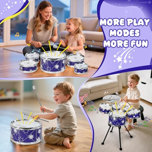 Kids Jazz Drum Set with Stool I187