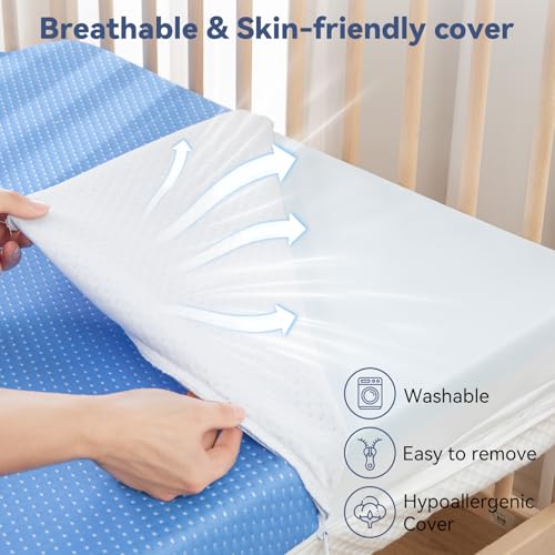 5” Dual-Sided Gel Memory Foam Crib Mattress E273919
