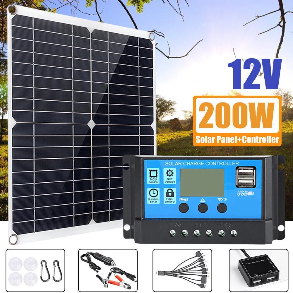 6000W Solar Panel Kit with 100A Home 110V System N2730