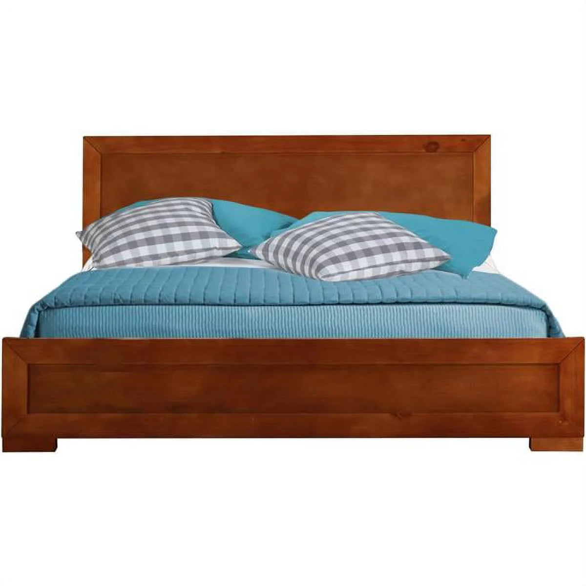 Cherry Wood Twin Size Platform Bed X909
